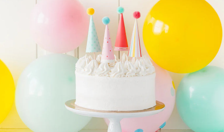 HIP HIP HOORAY CAKE TOPPERS