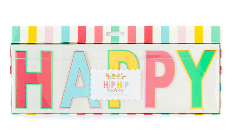 HAPPY BIRTHDAY BANNER