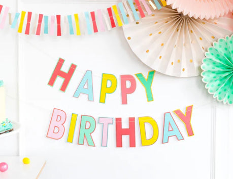 HAPPY BIRTHDAY BANNER