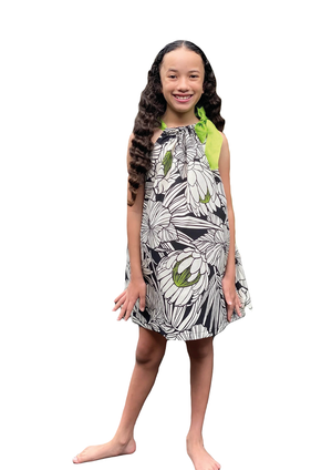 Coradorables GIRLS Protea Black Signature Ribbon Dress