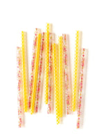 BRIGHT GINGHAM FLORAL REUSABLE STRAWS
