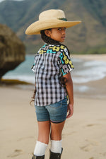 Coradorables BOYS UKULELE/PALAKA S/S "Kalani" Aloha Shirt