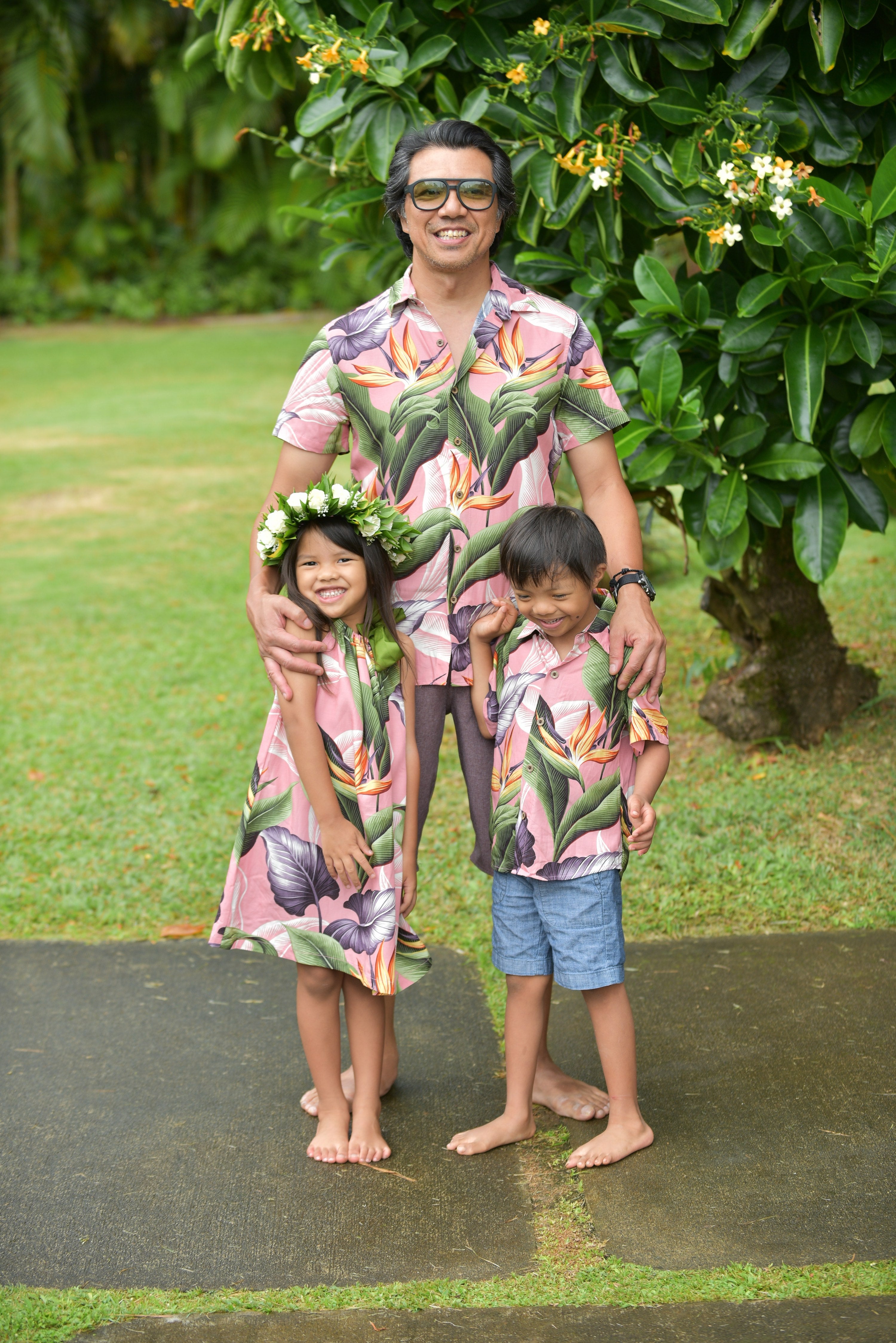 Family matching #matchymatchy, make up artist, father