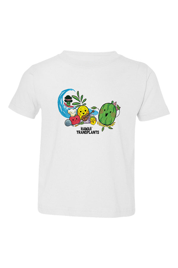 Hawaii Transplants KIDS GROUP IN ACTION Tee-Shirts
