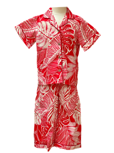 Coradorables Girls short sleeve pajama pants 2 piece set