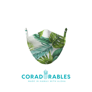 Coradorables Hawaiian Aloha Print Cloth Unisex Face Mask PPE