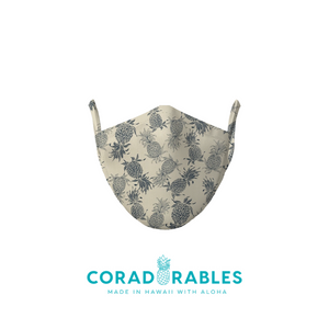 Coradorables Hawaiian Aloha Print Cloth Unisex Face Mask PPE